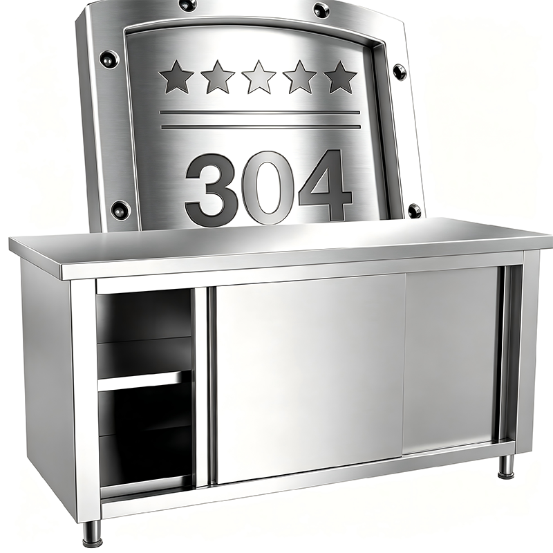 Commercial kitchen single and double worktops