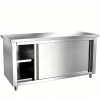 Commercial kitchen single and double worktops