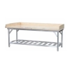 Wooden Surface Grid Work Table