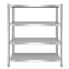 Commercial 4-Tier Flat Shelf Rack