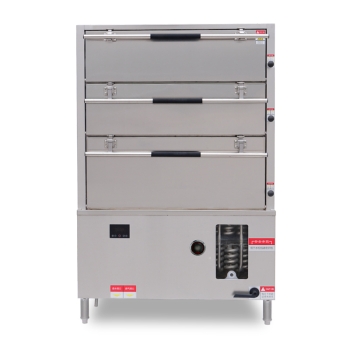Deluxe Fully Premixed 3-Door Seafood Steamer Cabinet