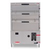 Left Rice Steamer / Right 3-Door Steamer Cabinet Combo
